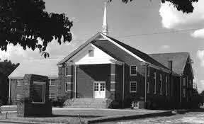 First Baptist Church photographed by Terry K Pound 1970